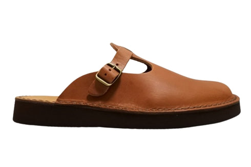 【Organic handloom GUDALUR ブラウン】クロッグサンダル(サボサンダル)